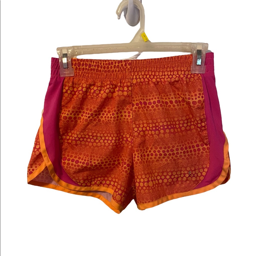 Danskin Now Orange Athletic Shorts with lining